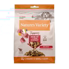 Nature's Variety Toppers Boi Liofilizado para cães