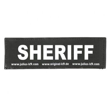 Julius K9 Sheriff Etiqueta para peitorais para cães
