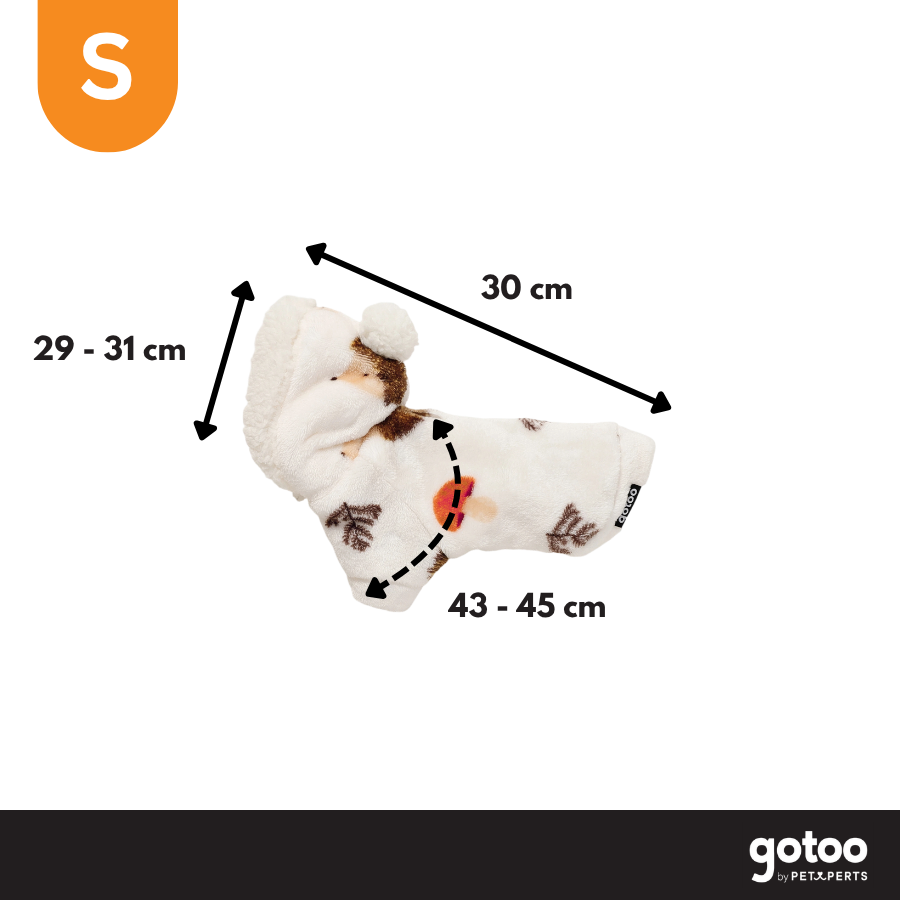 Gotoo Camisola Polar com Padr&atilde;o de Ouri&ccedil;os para c&atilde;es, , large Imagem n&uacute;mero 4