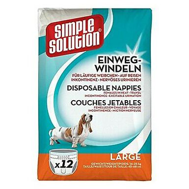 Simple Solution Fraldas para cães