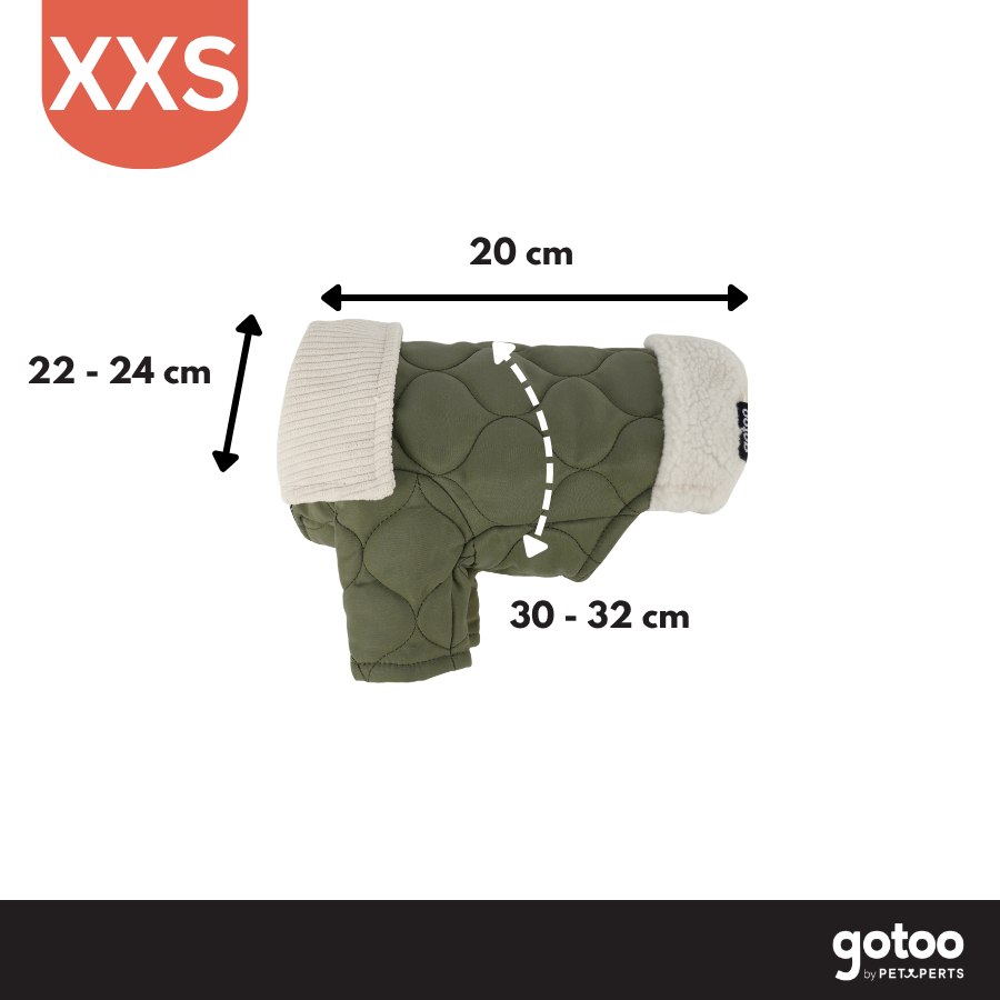 Gotoo Casaco Acolchoado Verde para c&atilde;es, , large Imagem n&uacute;mero 4
