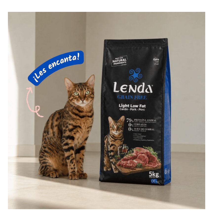 5 Kg Lenda Grain Free Light Ra&ccedil;&atilde;o de Coelho e Porco para gatos, , large Imagem n&uacute;mero 5