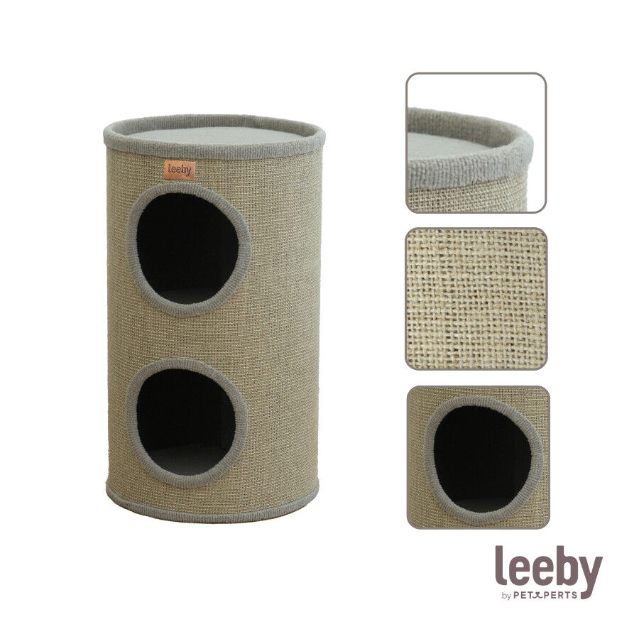 Leeby BonBon barril arranhador com cama nido para gatos, , large Imagem n&uacute;mero 5