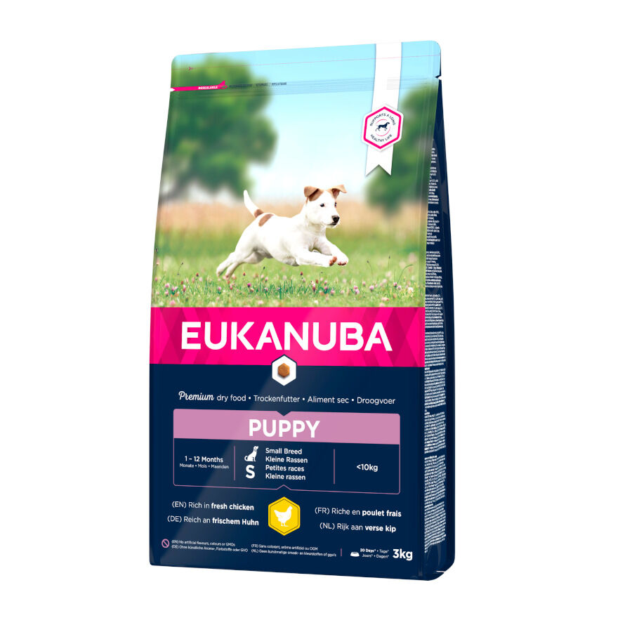 3 kg Eukanuba Puppy&Junior Small Frango ra&ccedil;&atilde;o para c&atilde;es, , large Imagem n&uacute;mero 1