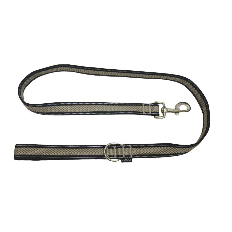 Gotoo Trela mesh cinza refletora para c&atilde;es, , large Imagem n&uacute;mero 1