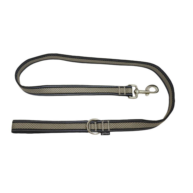 Gotoo Trela mesh cinza refletora para cães,  Imagem número 1 Gotoo Trela mesh cinza refletora para cães, , large Imagem número 1