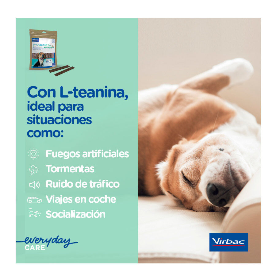 15 sticks Virbac L&aacute;minas Veggiedent Zen S para c&atilde;es, , large Imagem n&uacute;mero 6