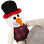 Wonder Christmas Boneco de Neve alongado Peluche de Natal para cães, , large Indicador imagem número 2