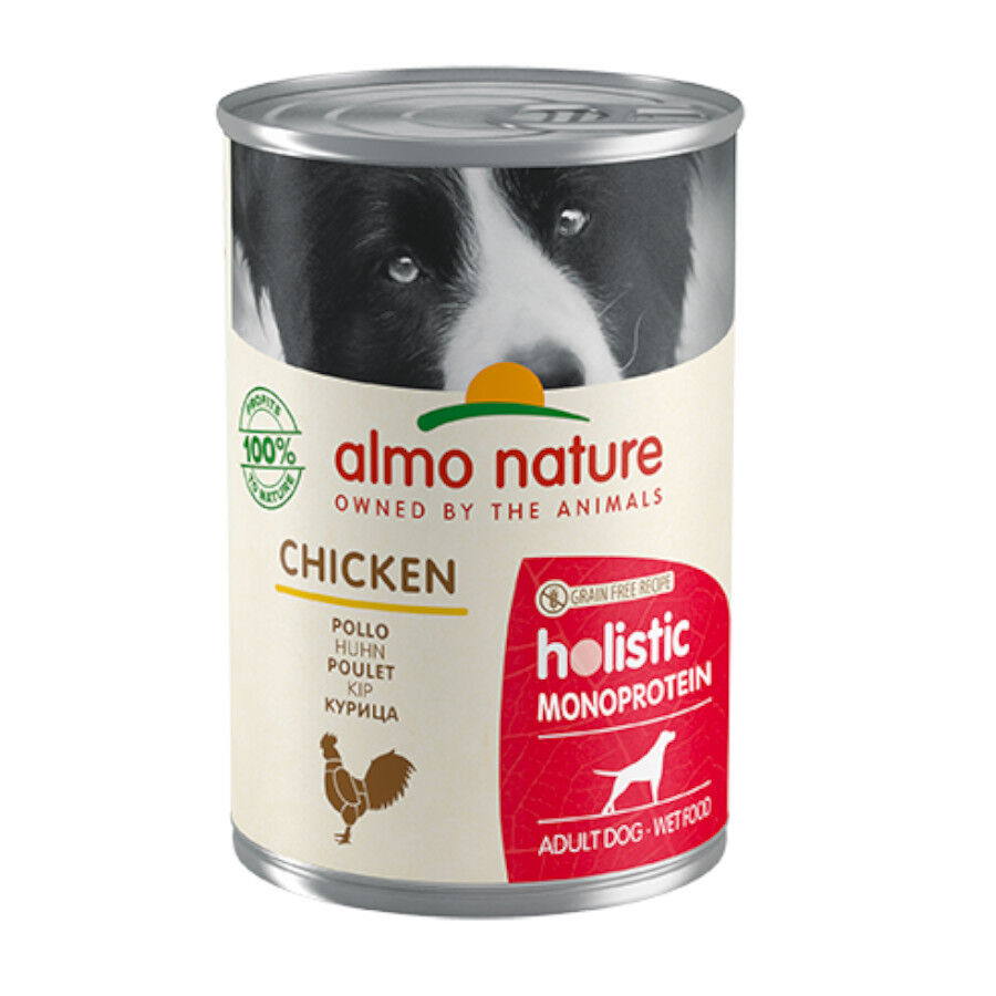400 g Almo Nature Single Protein frango lata para c&atilde;es, , large Imagem n&uacute;mero 1