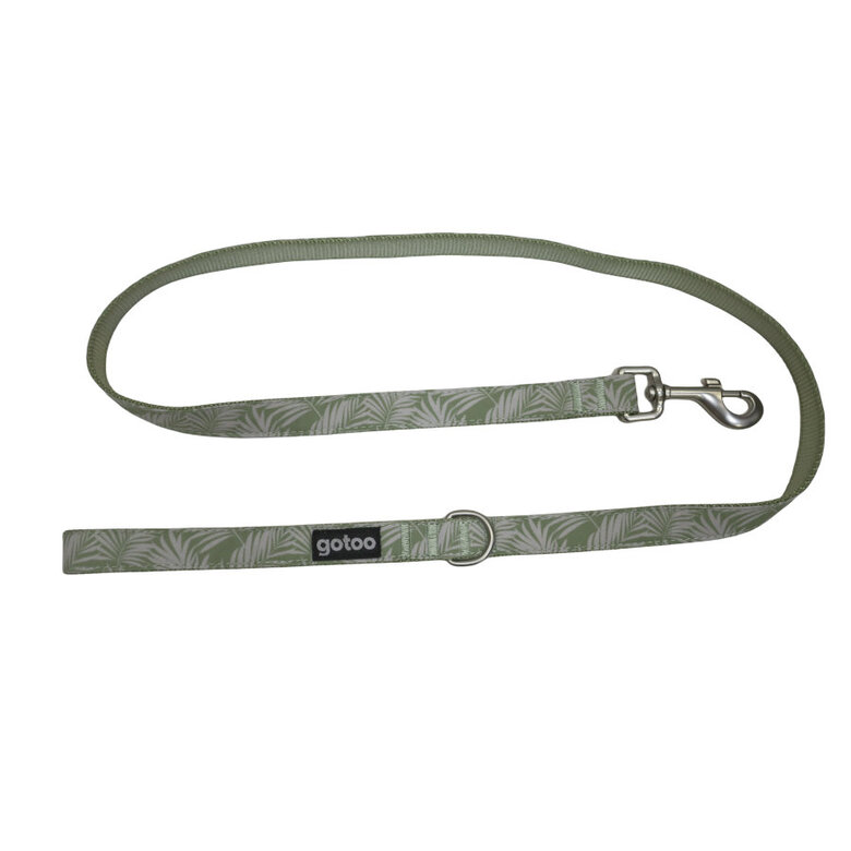 Trela estampada folhas para cães,  Imagem número 1 Trela estampada folhas para cães, , large Imagem número 1