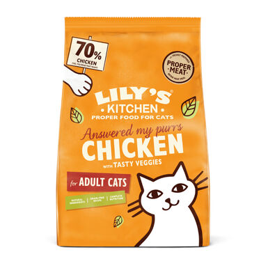 Lily's Kitchen Grain Free Frango ração para gatos
