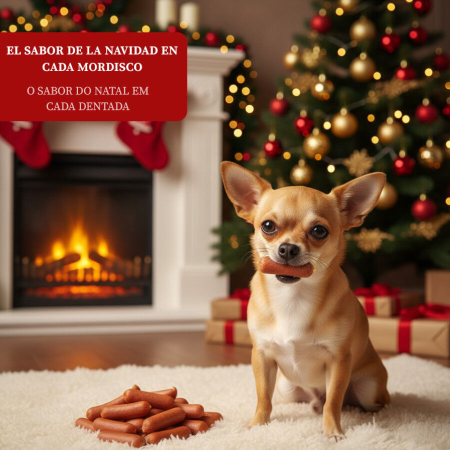 80 g Wonder Christmas Salsichas de frango de Natal para c&atilde;es, , large Imagem n&uacute;mero 4