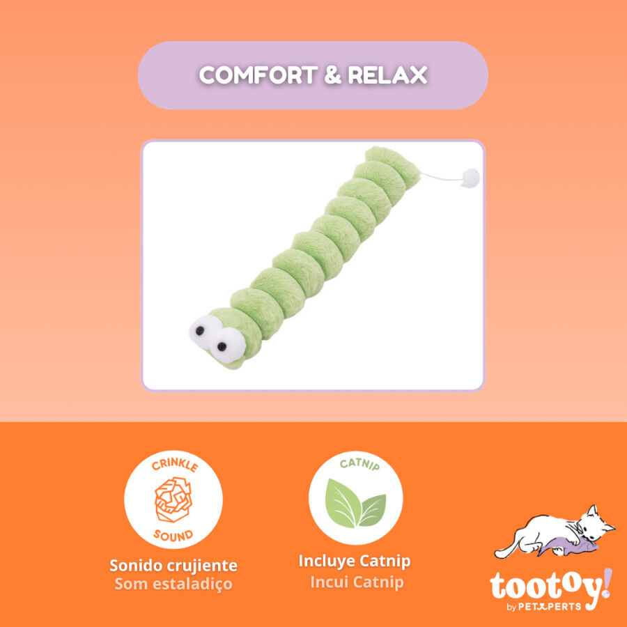 Tootoy! Comfort & Relax Brinquedo Olhos de Minhoca para gatos, , large Imagem n&uacute;mero 3