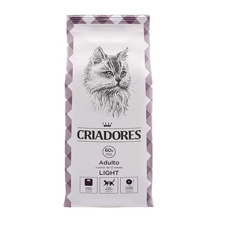 2.5 kg Criadores Light ração para gatos com frango,  Imagem número 1 Criadores Light pienso para gatos con pollo Imagem número 1