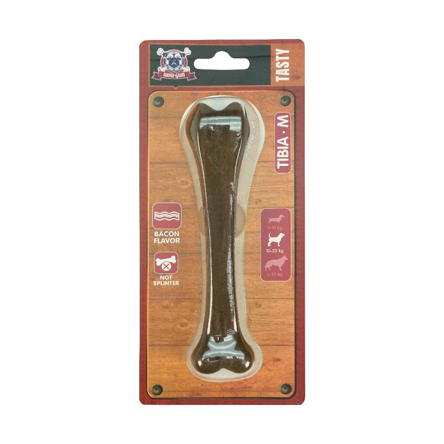 Hueso Tibia Bacon Wow Gum Imagem n&uacute;mero 1