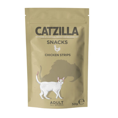 Catzilla Tiras Piccolinis de Frango para gatos