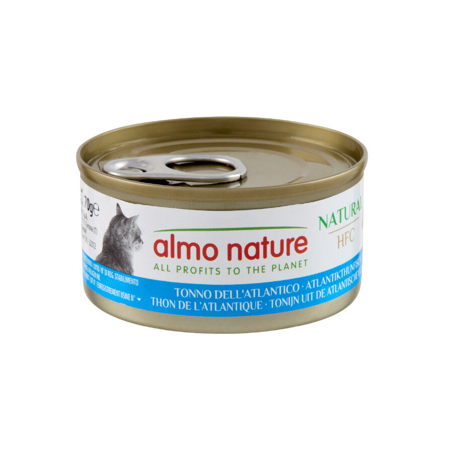 70 g Almo Nature HFC Atum do Atl&acirc;ntico em lata para gatos, , large Imagem n&uacute;mero 1