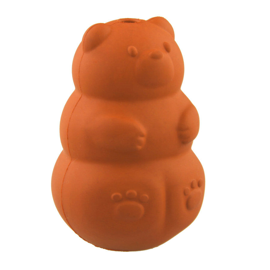 Tootoy! Bear dispenser Chew Toy Laranja mordedor com dispensador de snacks para c&atilde;es, , large Imagem n&uacute;mero 1