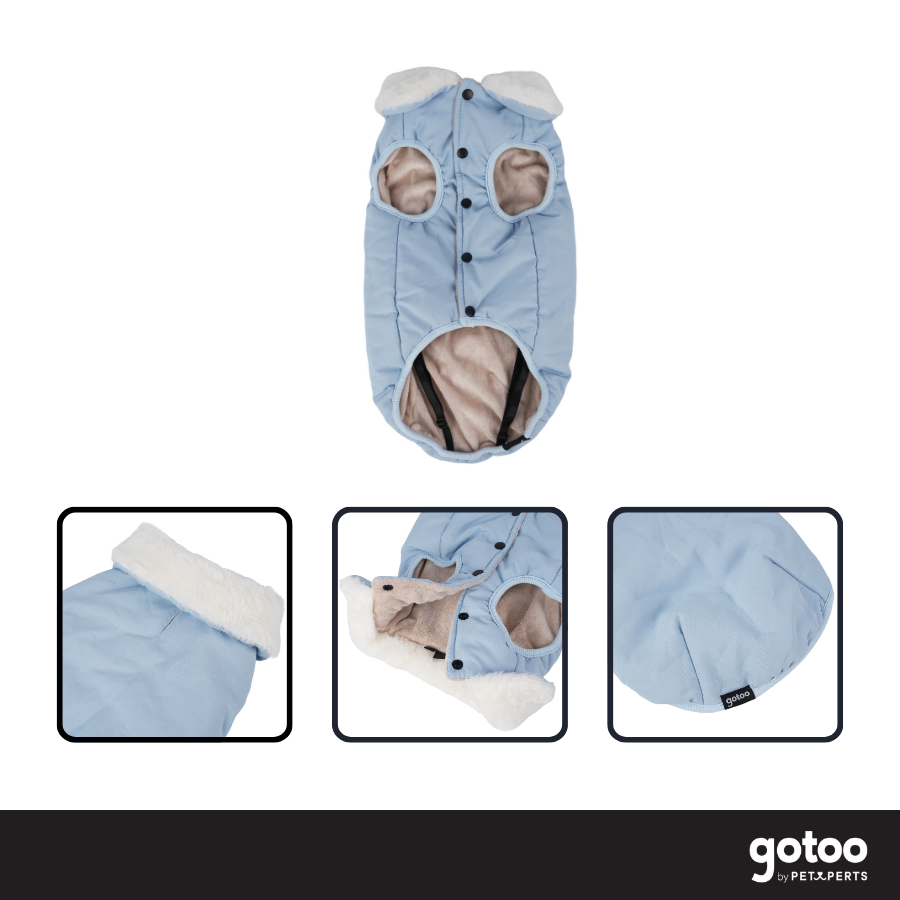 Gotoo Casaco Azul-Claro para c&atilde;es, , large Imagem n&uacute;mero 3