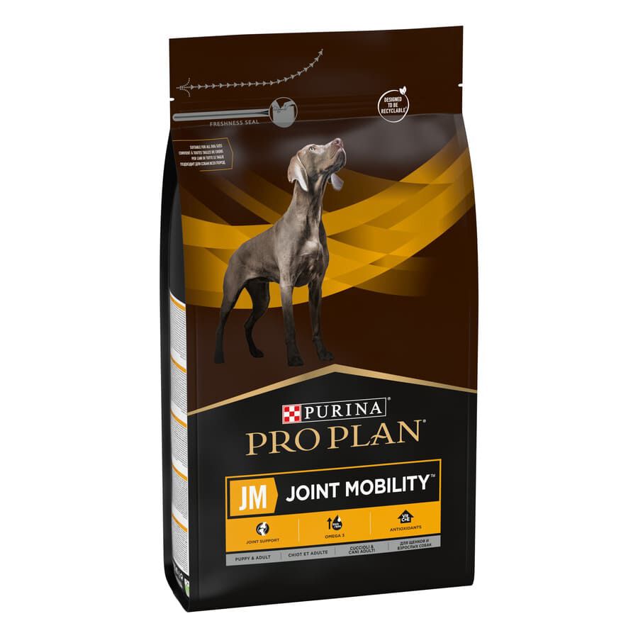 12 kg Pro Plan Veterinary Diets Joint Mobility JM ra&ccedil;&atilde;o para c&atilde;es, , large Imagem n&uacute;mero 1