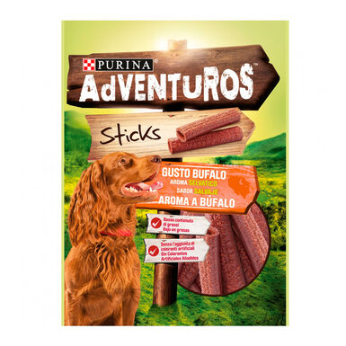 Snacks Purina Adventuros Stick B&uacute;falo 6x20 gr