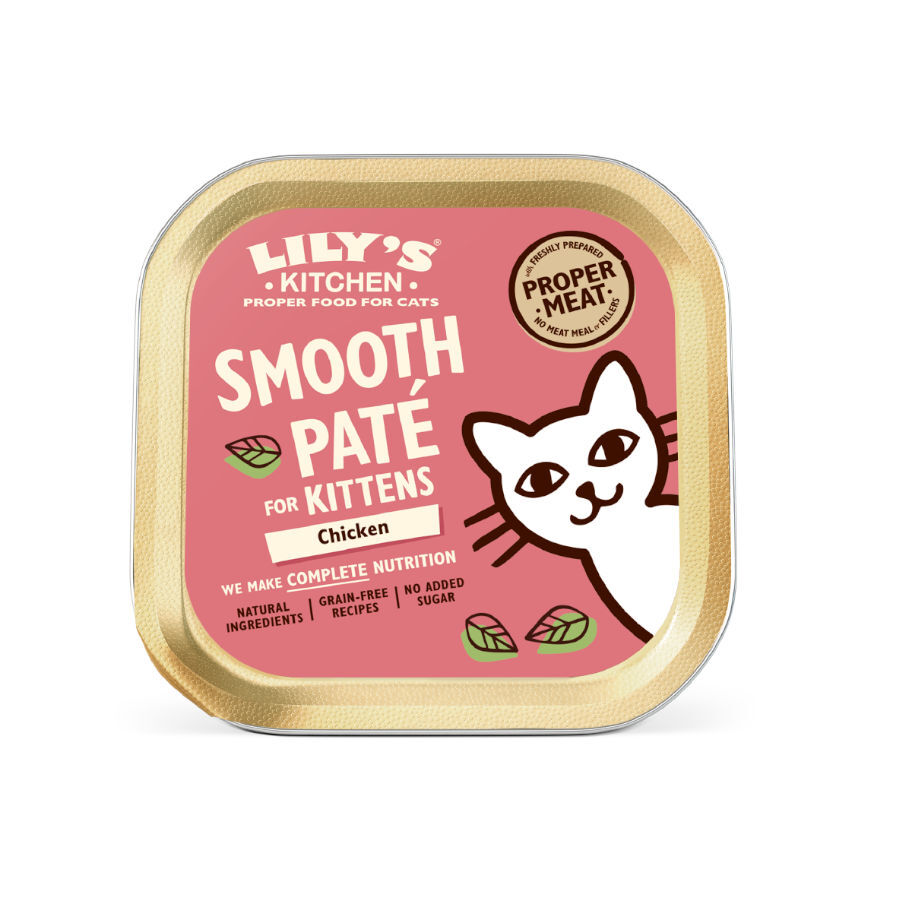 85 g Lily's Kitchen Kitten Frango em pat&ecirc; terrina para gatos, , large Imagem n&uacute;mero 1