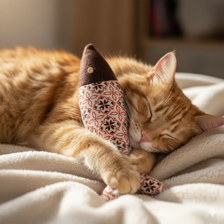 Tootoy! Comfort & Relax Peluche Peixe Vintage para gatos, , large Imagem n&uacute;mero 1