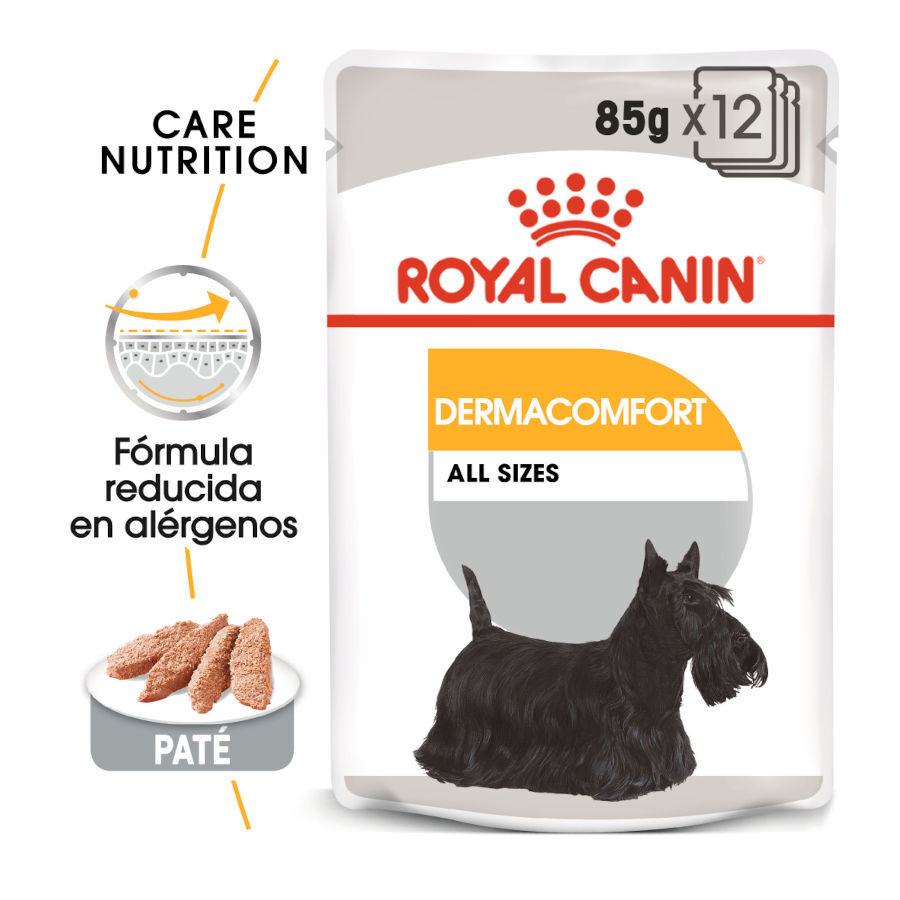 85 g Royal Canin Dermacomfort Saquetas Pat&ecirc; para c&atilde;es, , large Imagem n&uacute;mero 2