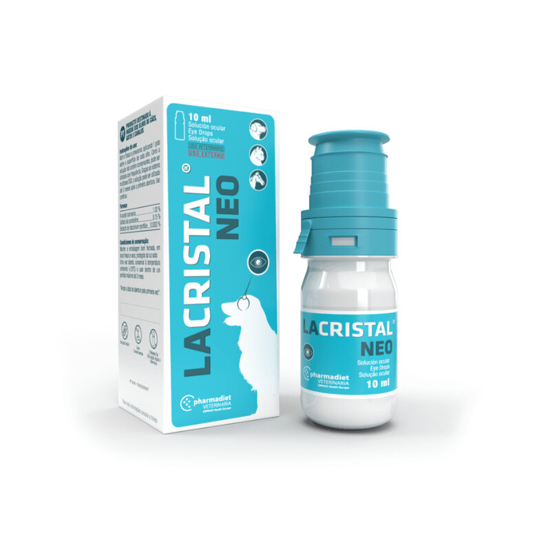 Pharmadiet Lacristal Neo Limpador de olhos para animais de estimação,  Imagem número 1 Pharmadiet Lacristal Neo Limpador de olhos para animais de estimação, , large Imagem número 1