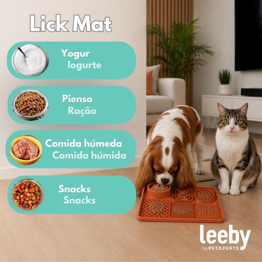 Leeby Tapete de Lamber Laranja para c&atilde;es e gatos, , large Imagem n&uacute;mero 6
