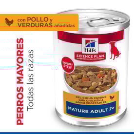 Hill's Science Plan Mature Comida h&uacute;mida para c&atilde;es s&eacute;niores