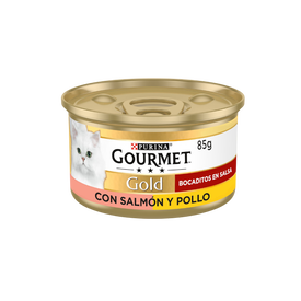 Gourmet Gold Biscoitos de salm&atilde;o e frango para gatos