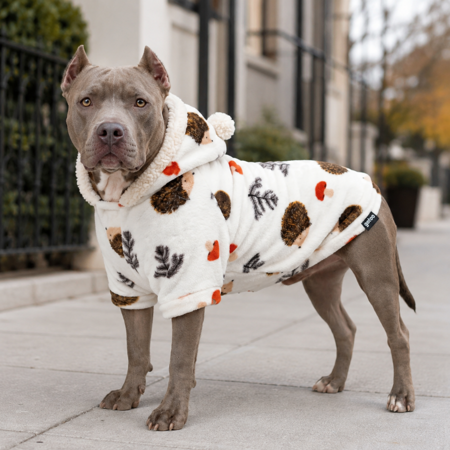 Gotoo Camisola Polar com Padr&atilde;o de Ouri&ccedil;os para c&atilde;es, , large Imagem n&uacute;mero 1