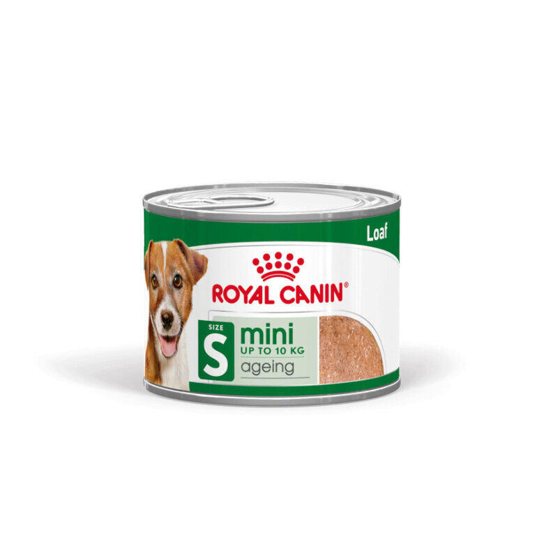 195 g Royal Canin Mini 8+ Ageing lata para c&atilde;es, , large Imagem n&uacute;mero 1