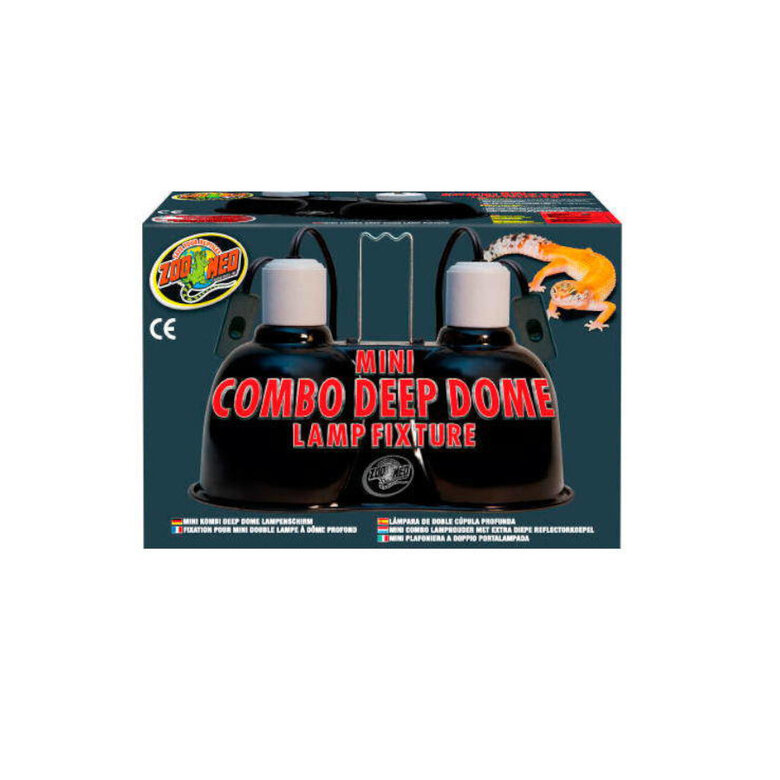 Zoo Med Porta-lâmpadas Dupla de cúpula para terrários,  Imagem número 1 Zoo Med Porta-lâmpadas Dupla de cúpula para terrários, , large Imagem número 1