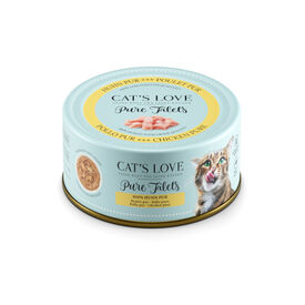 Cat's Love Pure Filetes de Frango em lata para gatos