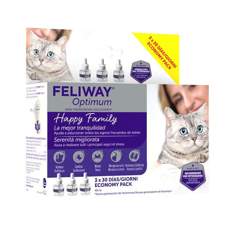 Feliway Optimum relaxante para gatos,  Imagem número 1 Feliway Optimum relaxante para gatos, , large Imagem número 1