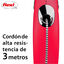 Flexi New Classic Trela extensível com cabo vermelho para cães, , large Indicador imagem número 3