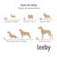 Leeby Almofada oval com estampado de patas para cães, , large Indicador imagem número 5