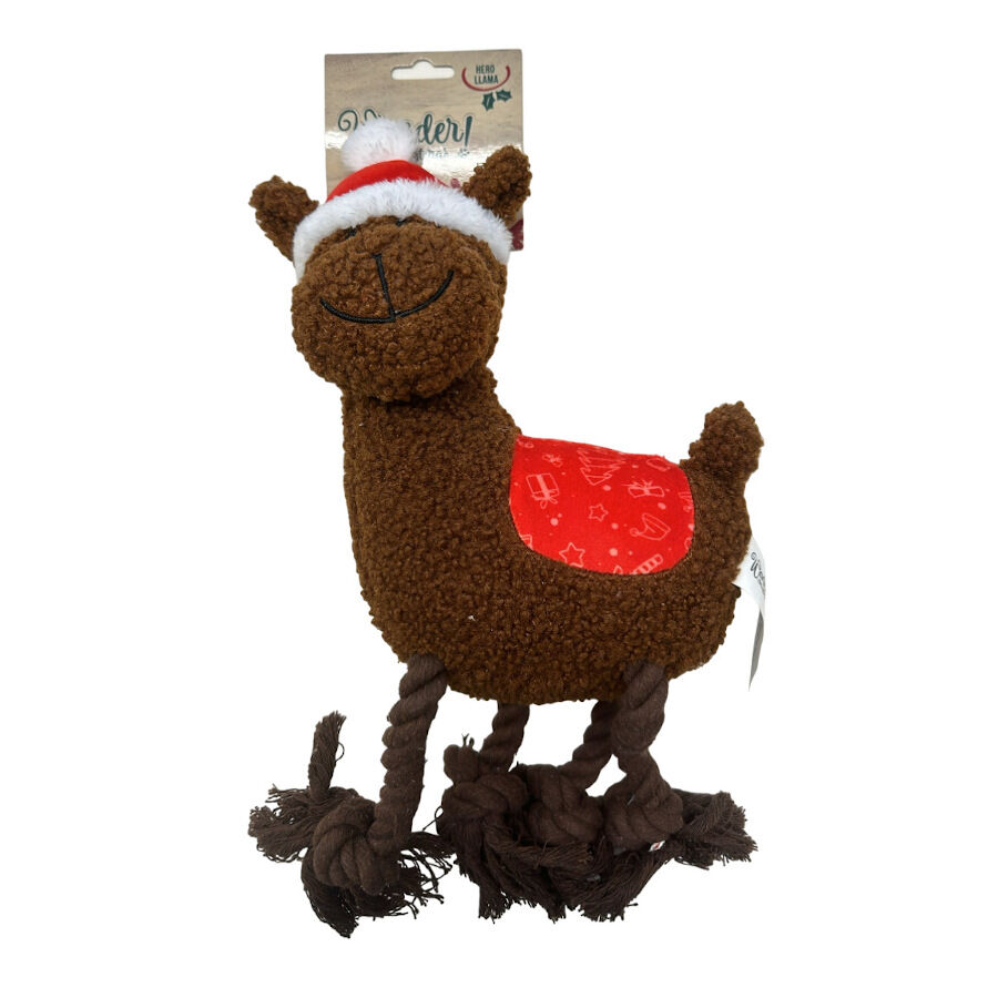 Wonder Christmas Hero Lama de peluche para c&atilde;es, , large Imagem n&uacute;mero 1