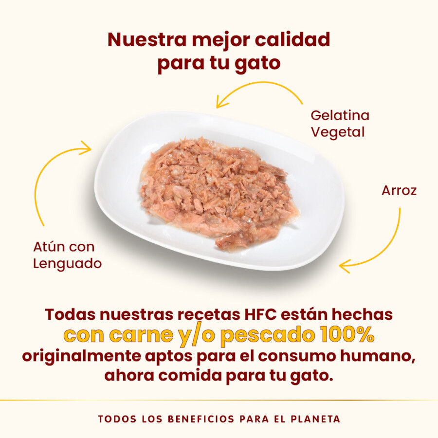 55 g  Almo Nature HFC Atum com Linguado em sach&ecirc; de gelatina para gatos, , large Imagem n&uacute;mero 3