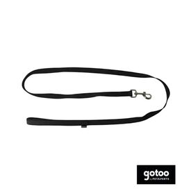 Gotoo Trela antiderrapante preta para cães