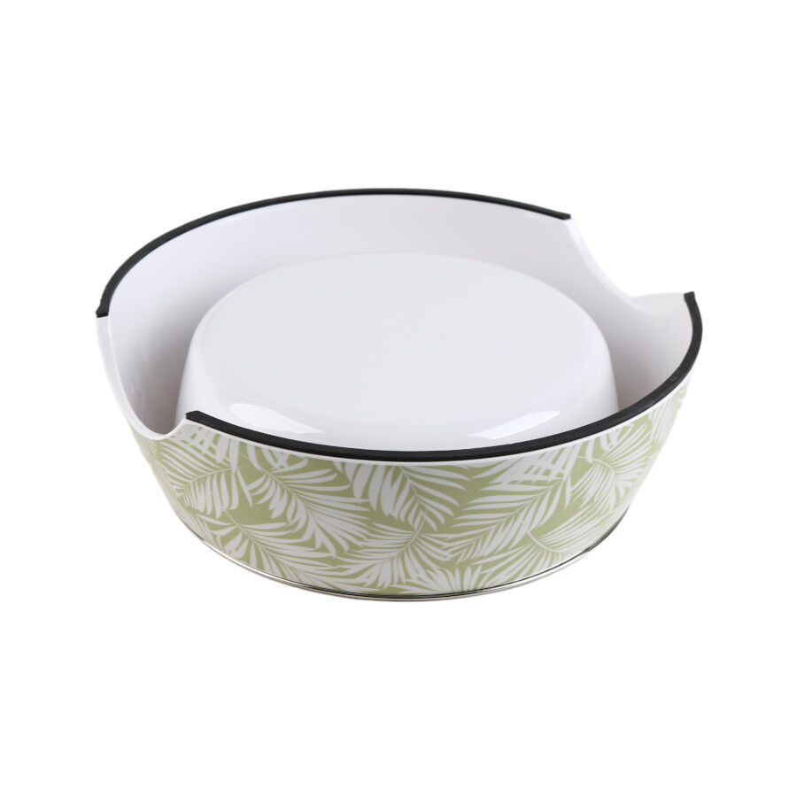 Leeby Comedouro verde em inox para c&atilde;es, , large Imagem n&uacute;mero 4