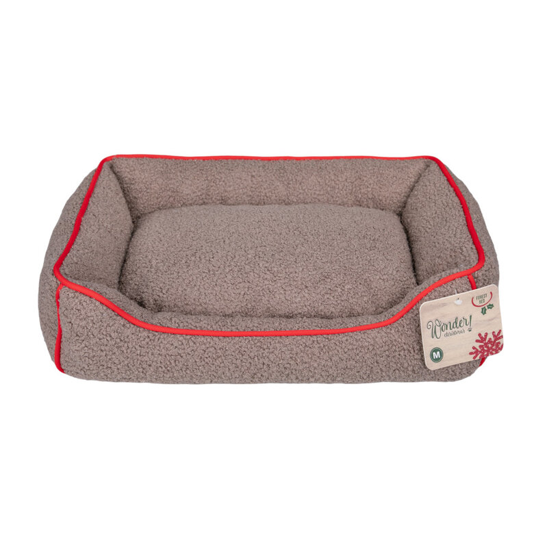 Wonder Christmas Cama Castanha e Vermelha de Natal para Cães,  Imagem número 6 Wonder Christmas Cama Castanha e Vermelha de Natal para Cães, , large Imagem número 6