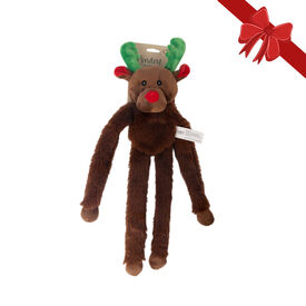 Wonder Christmas Long Leg Veado de peluche para cães