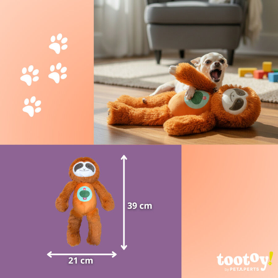 Tootoy! Comfort Peluche bicho-pregui&ccedil;a para c&atilde;es, , large Imagem n&uacute;mero 4