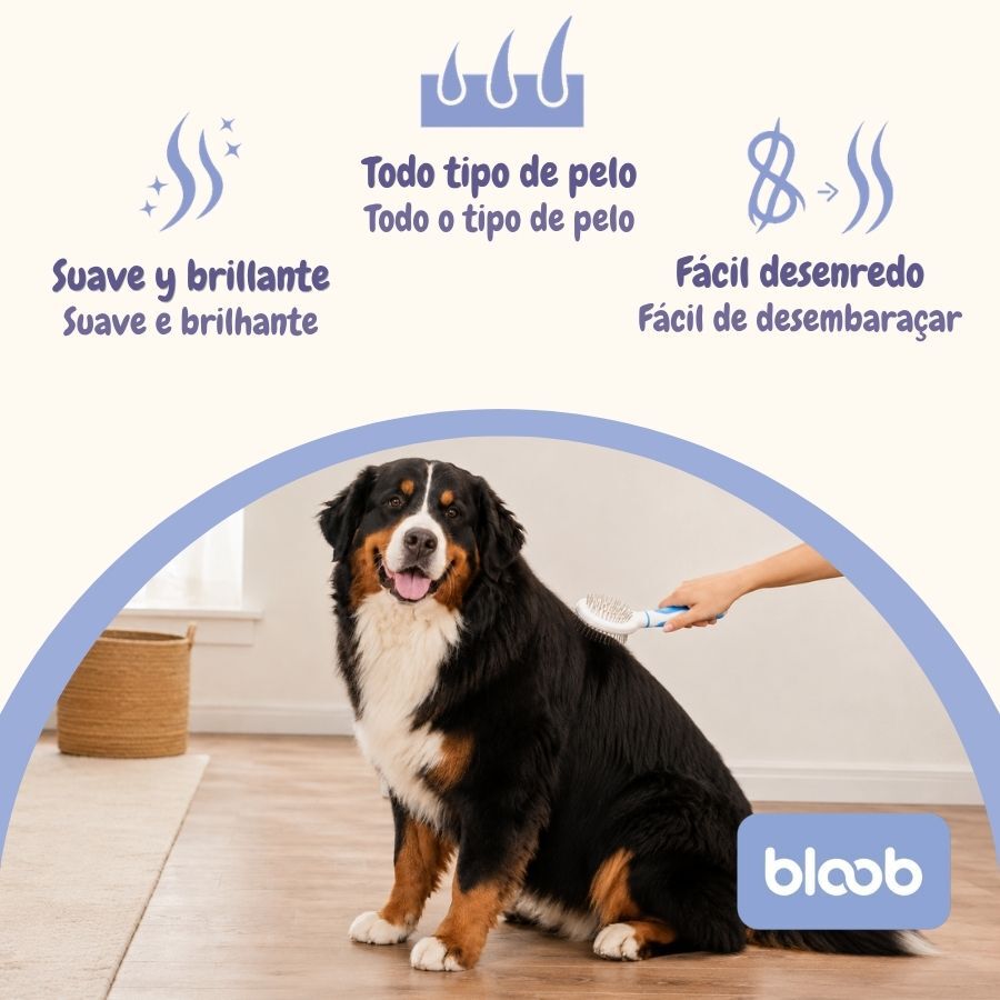Bloob Escova de pinos e cerdas para c&atilde;es, , large Imagem n&uacute;mero 3
