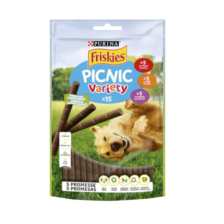 15 sticks Friskies Palitos Picnic Variety Sortidos para Cães,  Imagem número 1 15 sticks Friskies Palitos Picnic Variety Sortidos para Cães, , large Imagem número 1
