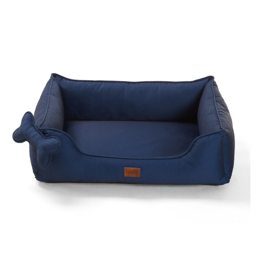 Leeby Cama azul ortop&eacute;dica para c&atilde;es, , large Imagem n&uacute;mero 1