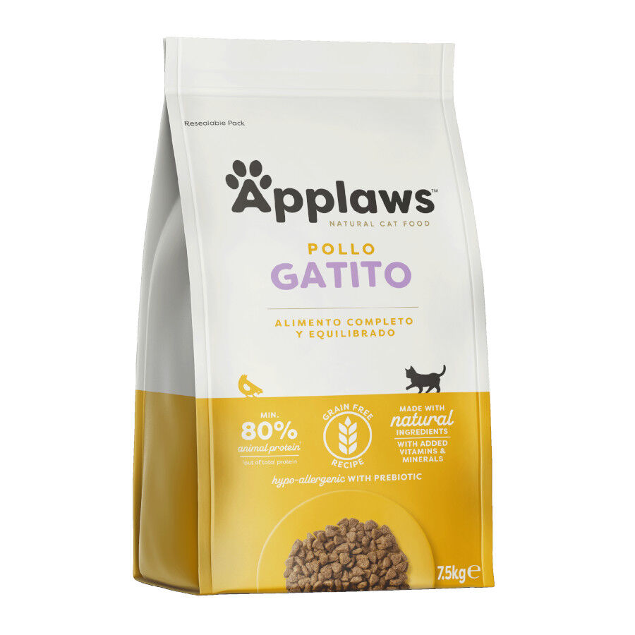 7.5 kg Applaws Kitten ra&ccedil;&atilde;o com frango para gatinhos, , large Imagem n&uacute;mero 1